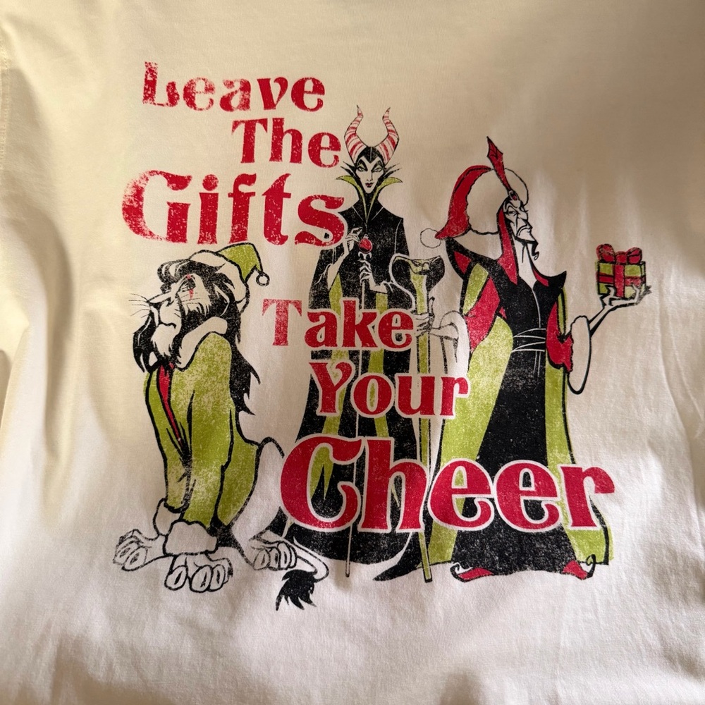 Disney Villains Graphic Christmas Long Sleeve T